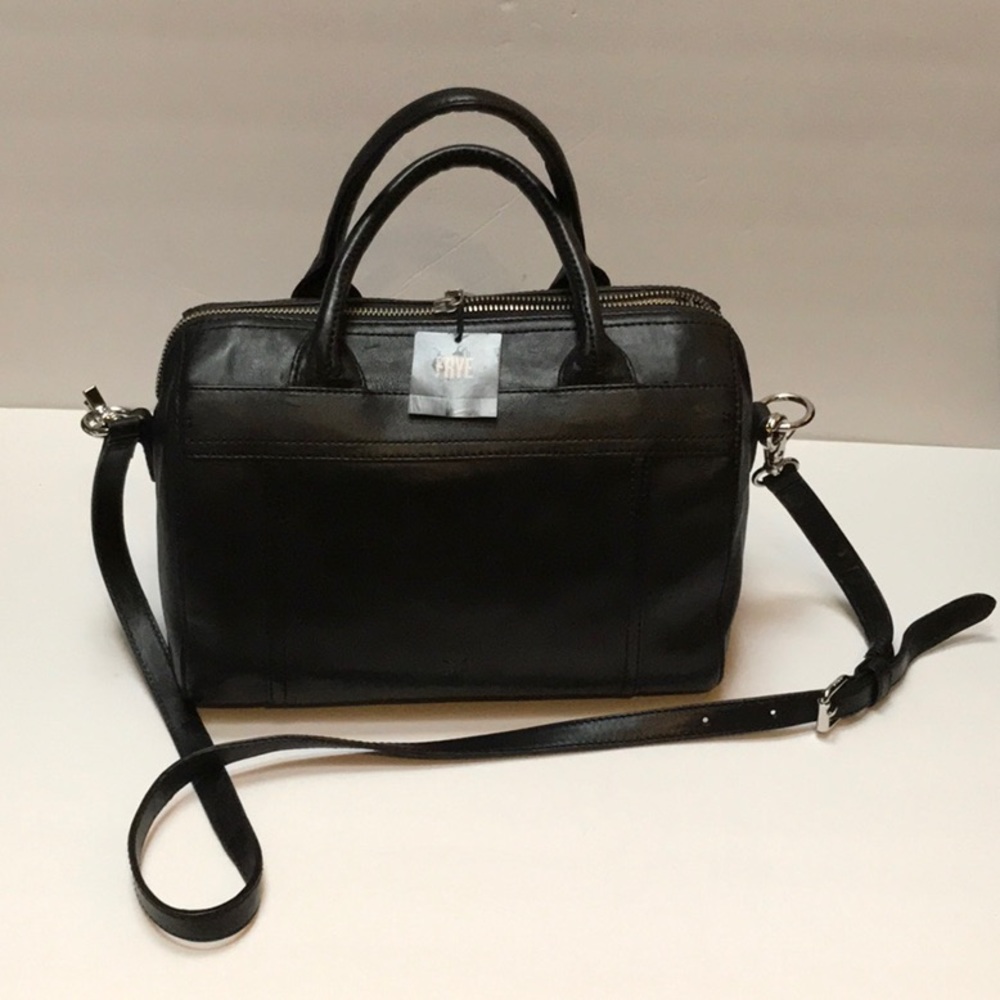 FRYE Lena Zip Leather Satchel 🎄🎄🎄